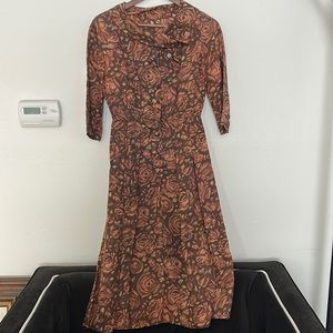 60s Floral Dress